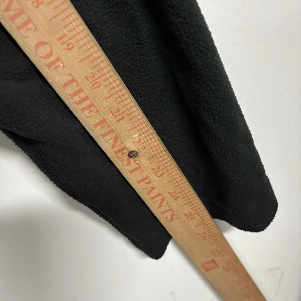 The North Face Fleece 1/4 Zip Mens XL Long Sleeve Black Pullover Jacket